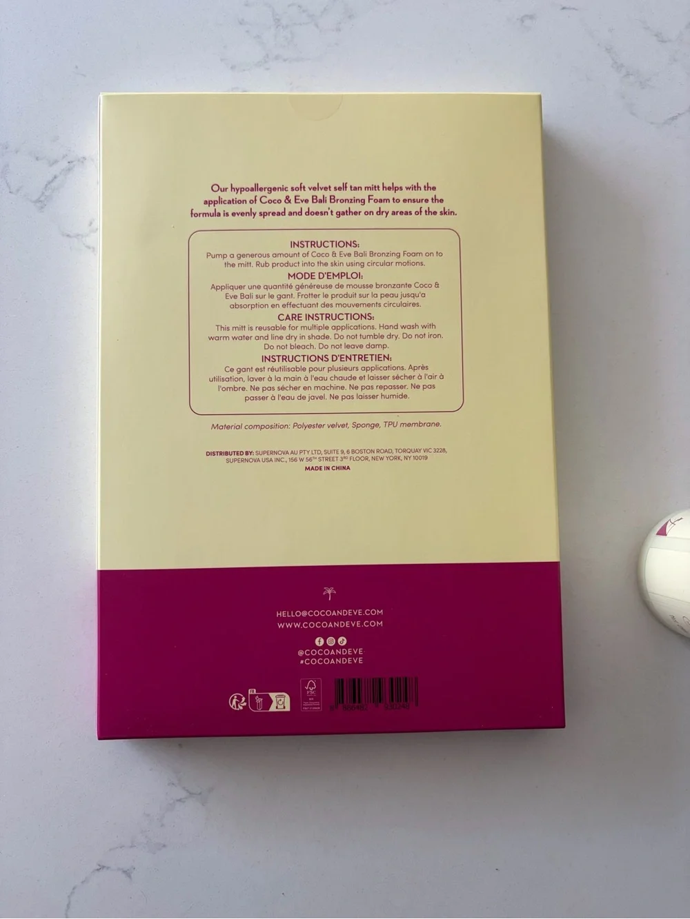Unopened Coco and Eve Self Tanner Bundle